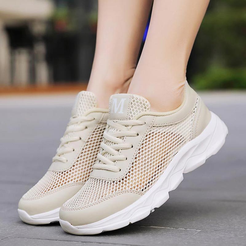 Japanese Mom Lifestyle - Summer Breathable Sneakers Women Mesh Women's