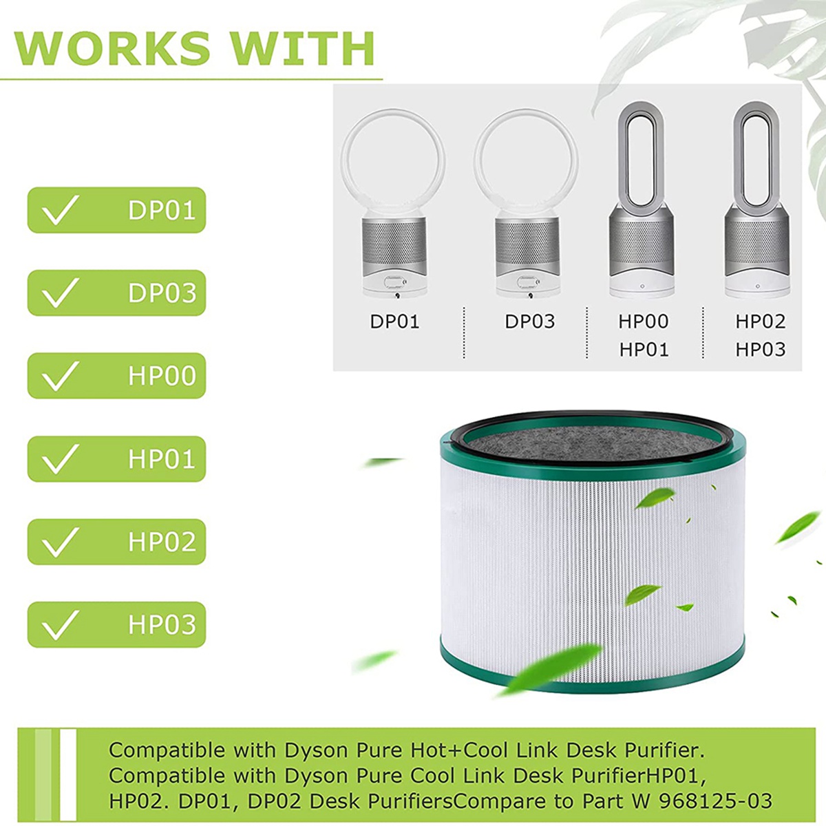 New Replacement Filter for Dys - Dyson Fan Pure Cool 评论和价格